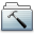 Developer Folder Graphite Stripe Icon 32x32 png